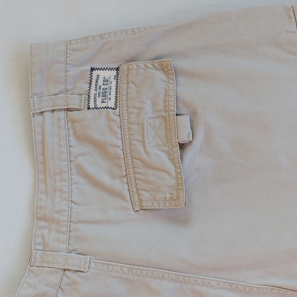 Plugg Co. Cargo Utility Hiking Shorts 33 Cream - Picture 8 of 16